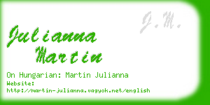 julianna martin business card